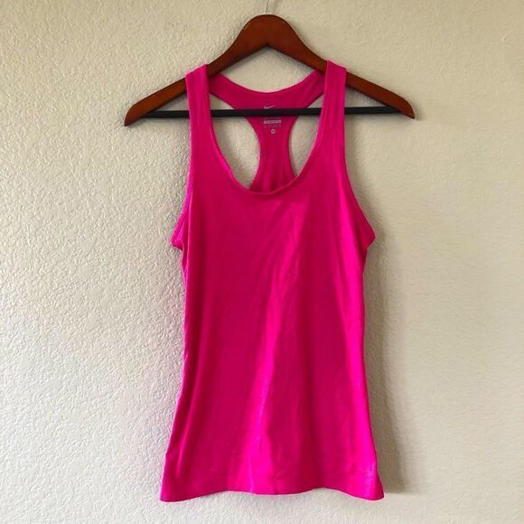 Nike Dri-Fit Active Hot Pink Tank XS - Picture 1 of 2